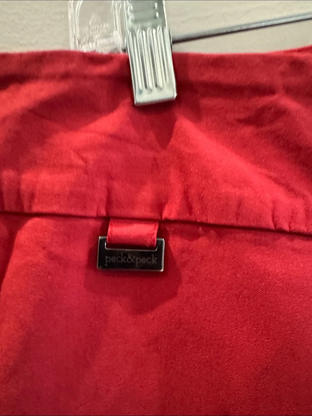 Peck & Peck Vibrant Red Shorts - Picture 5 of 7